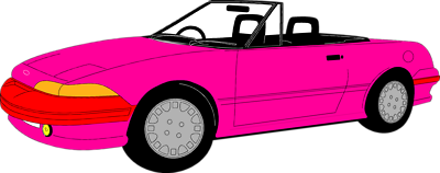 car clipart pink