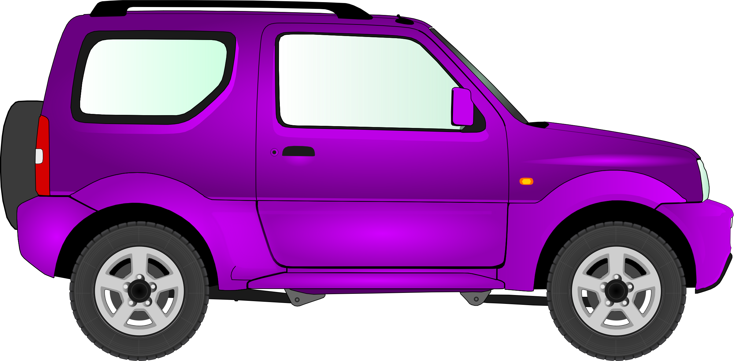 clipart car purple