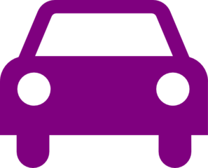 car clipart purple