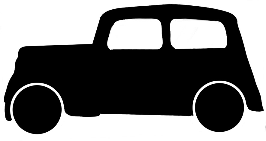 cars clipart silhouette