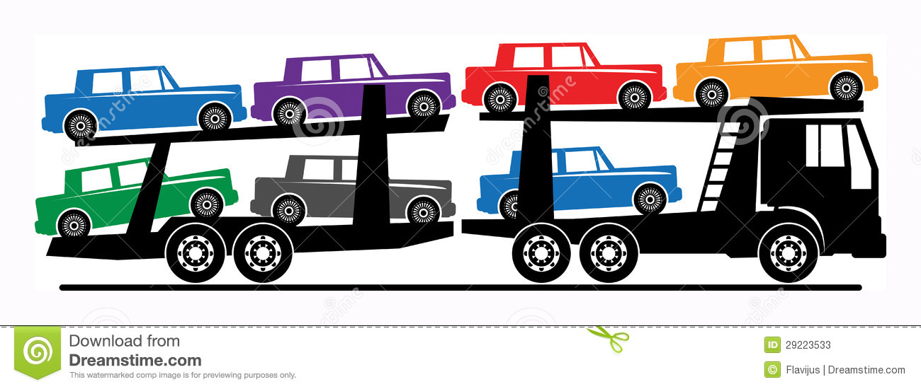 car clipart transporter