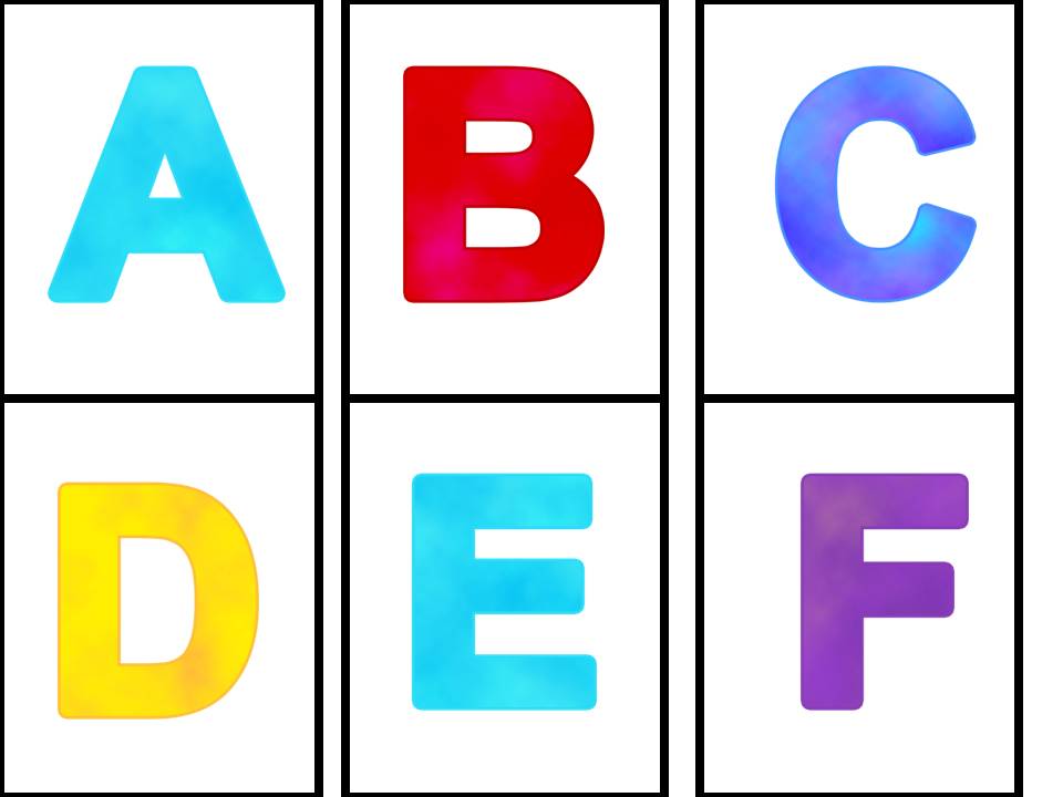 cards clipart alphabet
