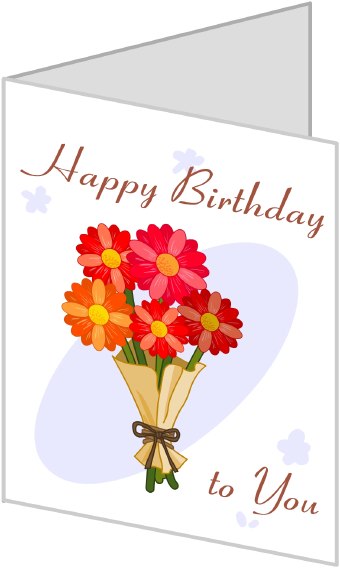 card clipart birthday card
