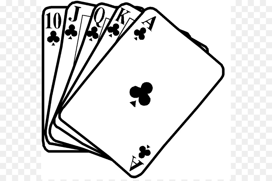 Bridge clipart black and white. Contract playing card game