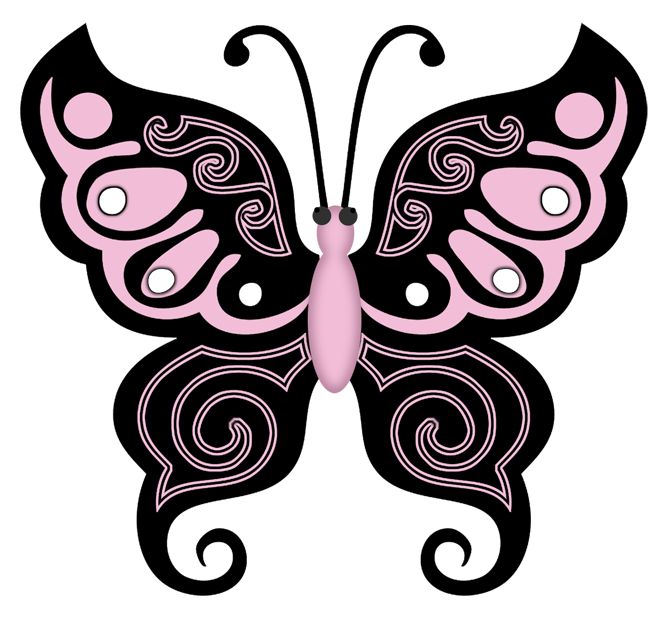 card clipart butterfly