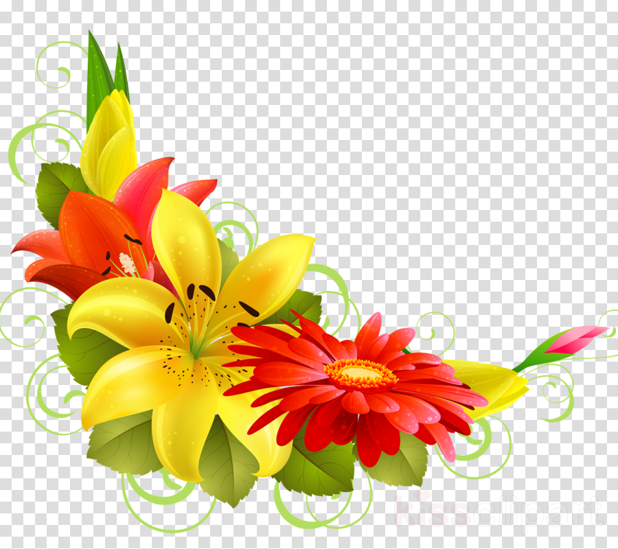 clipart flowers card