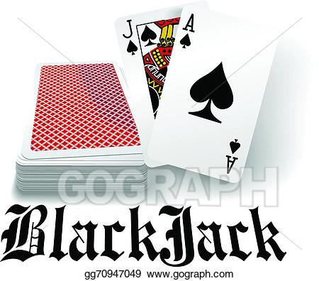Vector illustration casino black. Cards clipart gamble