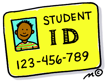 card clipart identification card