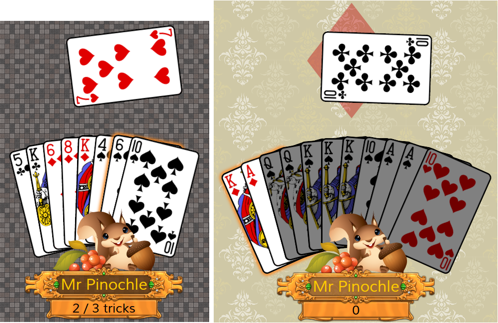 cards clipart pinochle