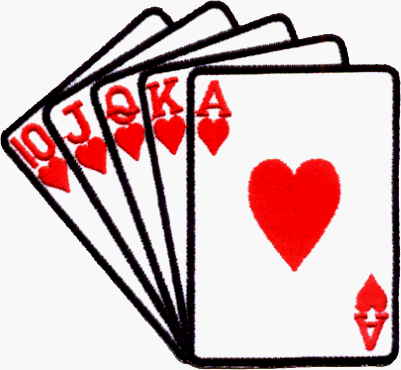 Card clipart poker. Amazon com royal flush