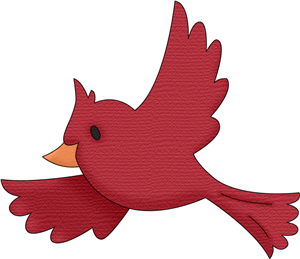 Cardinal clipart flying. Svg files silhouette design