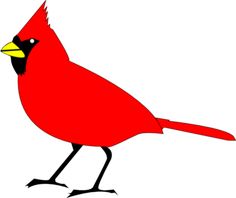 cardinal clipart silhouette