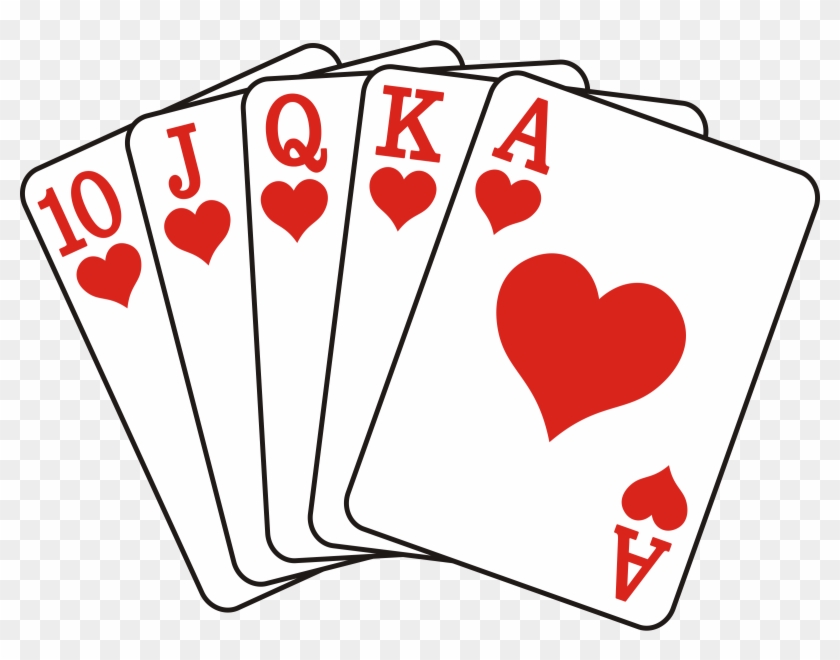 Cards straight flush svg. Card clipart poker