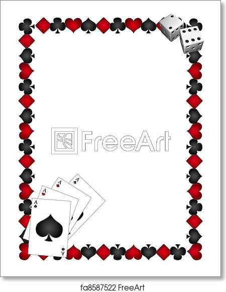 cards clipart boarder