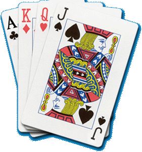 Card clipart playing. Cards panda free images