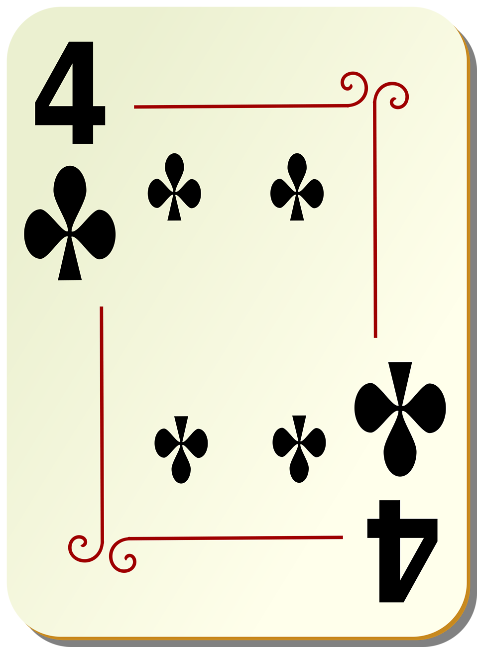 cards clipart single