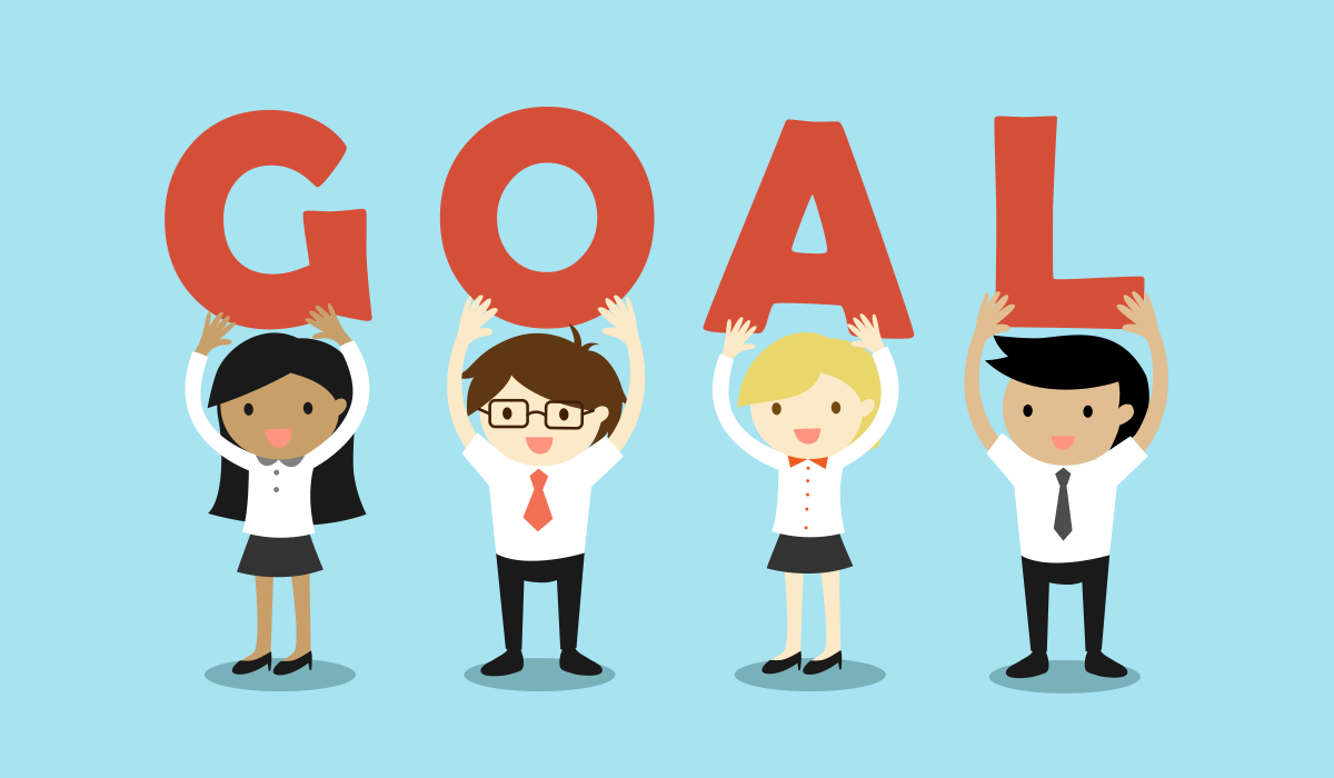 Career clipart career goal. Psycology of setting goals