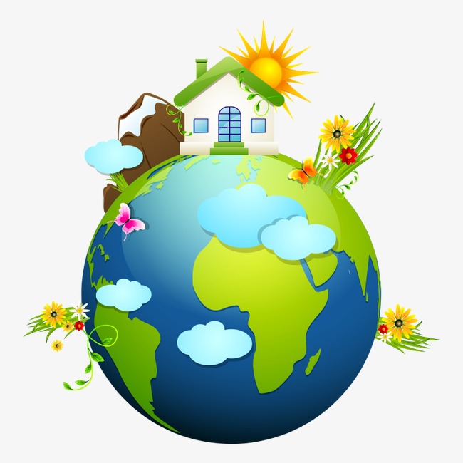 Caring clipart. Protect the earth home