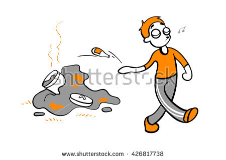 Caring clipart cartoon. Litter person pencil and