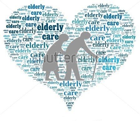 caring clipart geriatric care