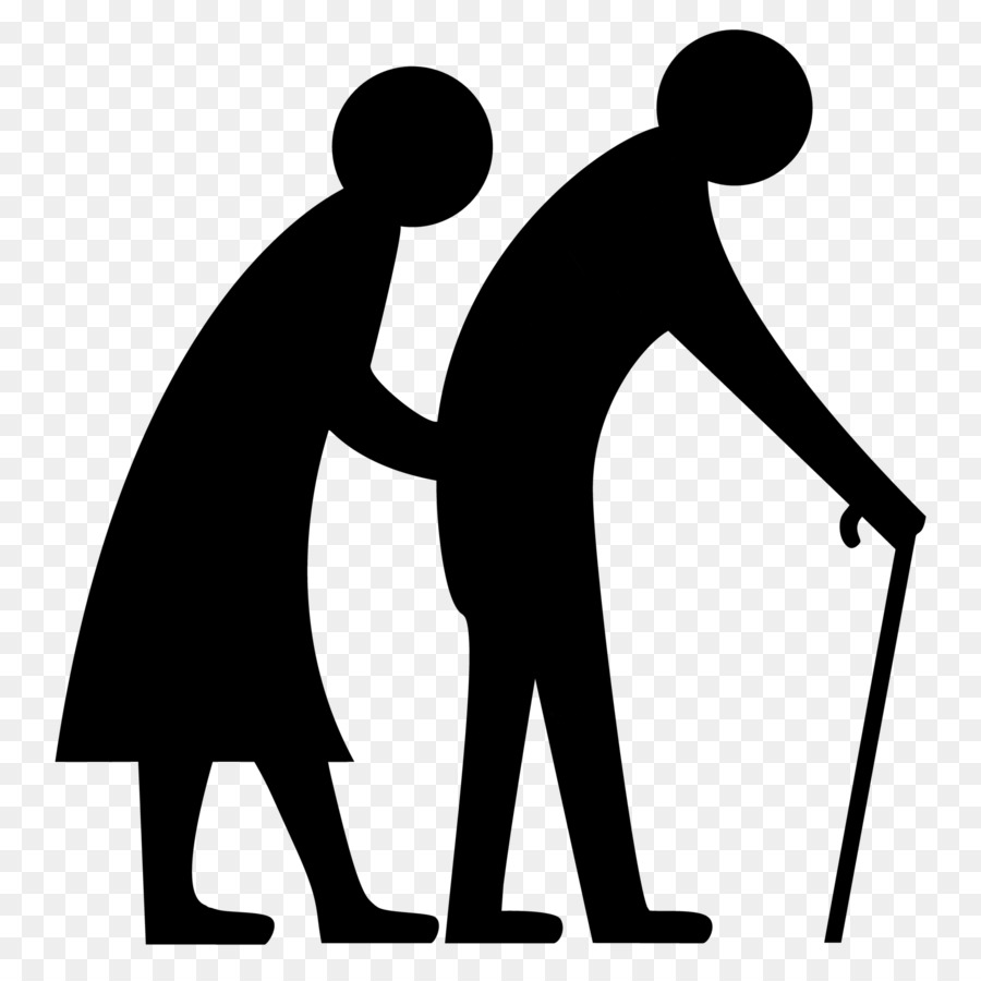 Caring clipart patient care. Old age aged health