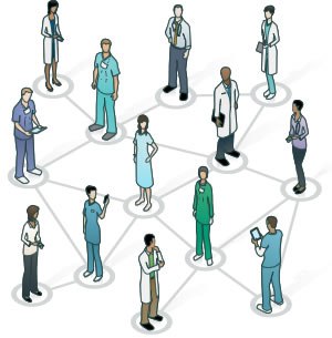 Physician communication and care. Caring clipart patient centered