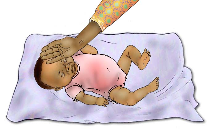 Caring clipart sick child. Baby health care signs