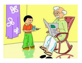 caring clipart taking care family