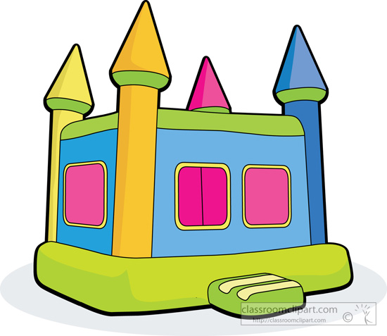 Carnival clipart bouncy castle.  collection of cartoon