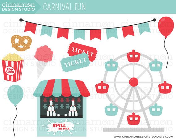 fair clipart carnival midway