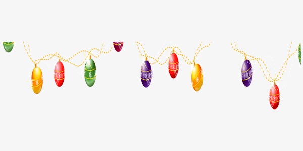 Holiday decoration hanging christmas. Carnival clipart lights