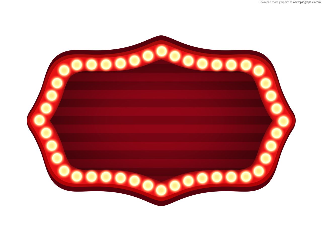 Marquee frame google search. Carnival clipart lights
