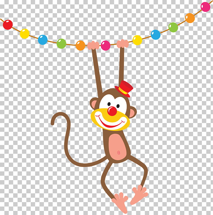 clipart monkey carnival