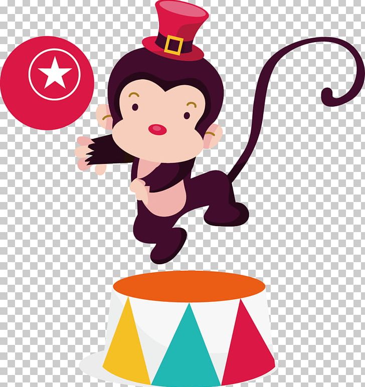 clipart monkey carnival