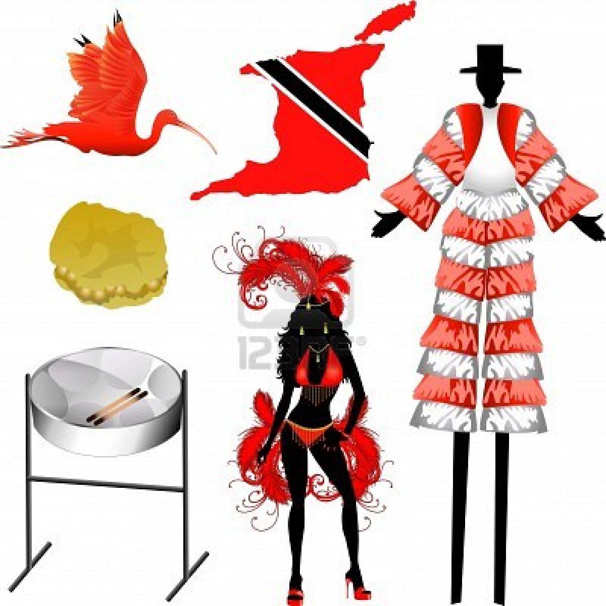 carnival clipart trinidad