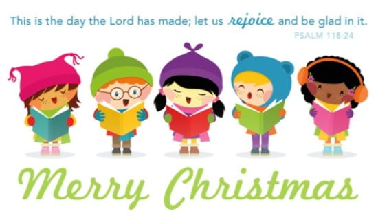 caroling clipart merry christmas