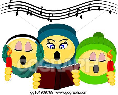 caroling clipart song