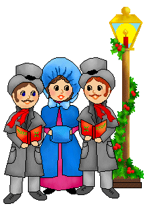 Christmas religious best carolers. Caroling clipart victorian