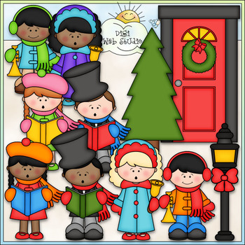 caroling clipart winter