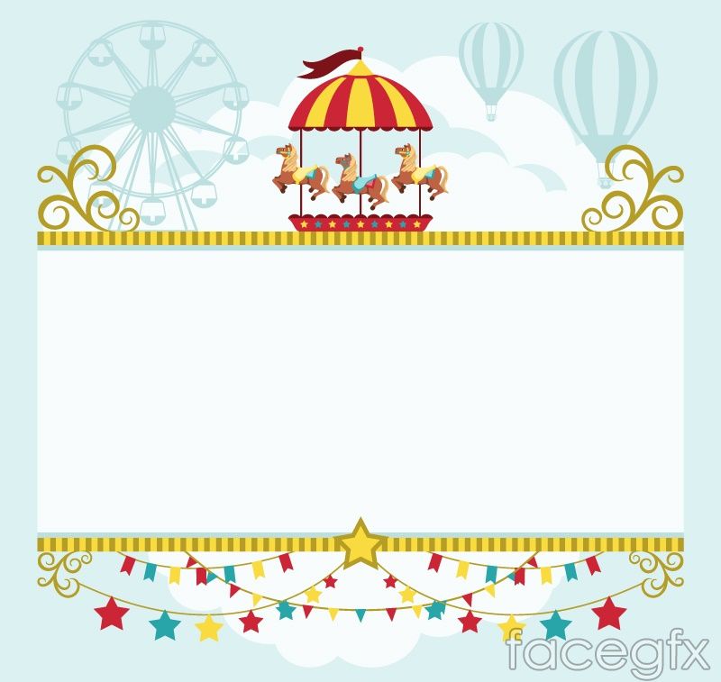 carousel clipart background image