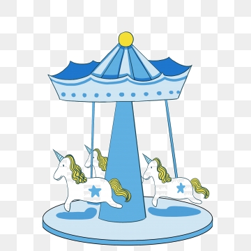 Carousel clipart blue. Png vector psd and