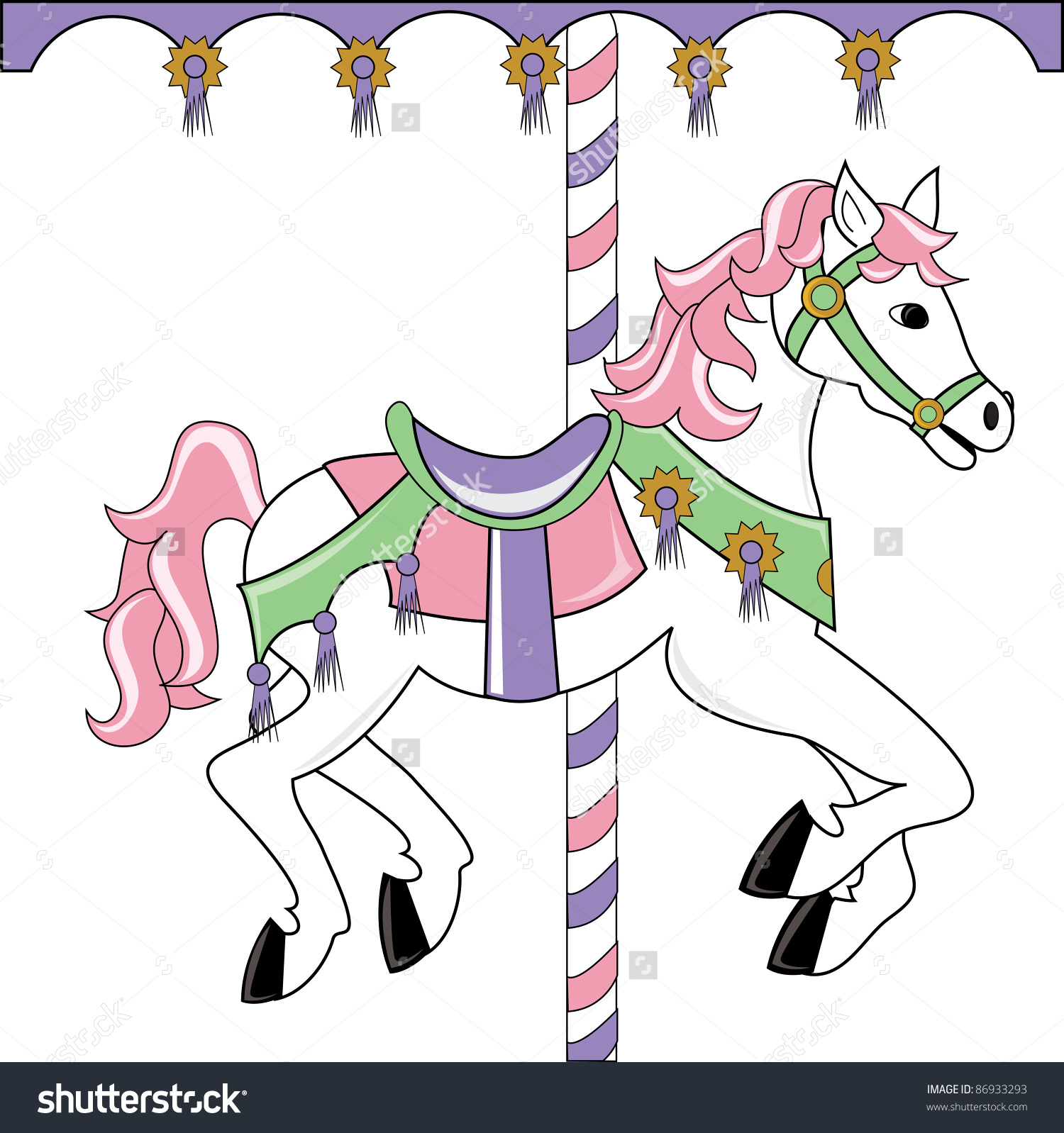Carousel clipart carousel horse.  clip art clipartlook