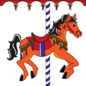 Free clip art image. Carousel clipart carousel horse