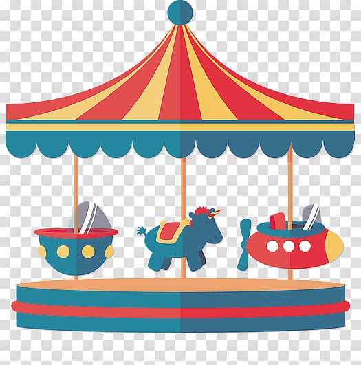 Amusement park others transparent. Carousel clipart cartoon