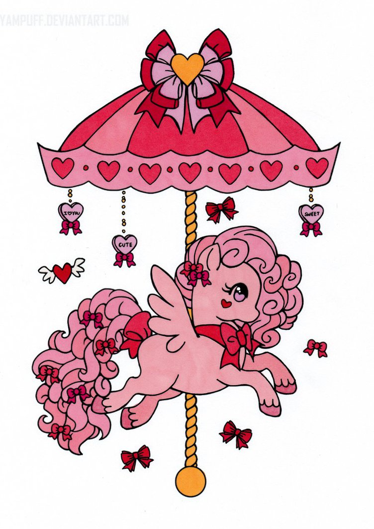 carousel clipart colorful