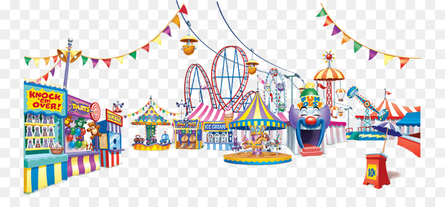 carousel clipart fairground