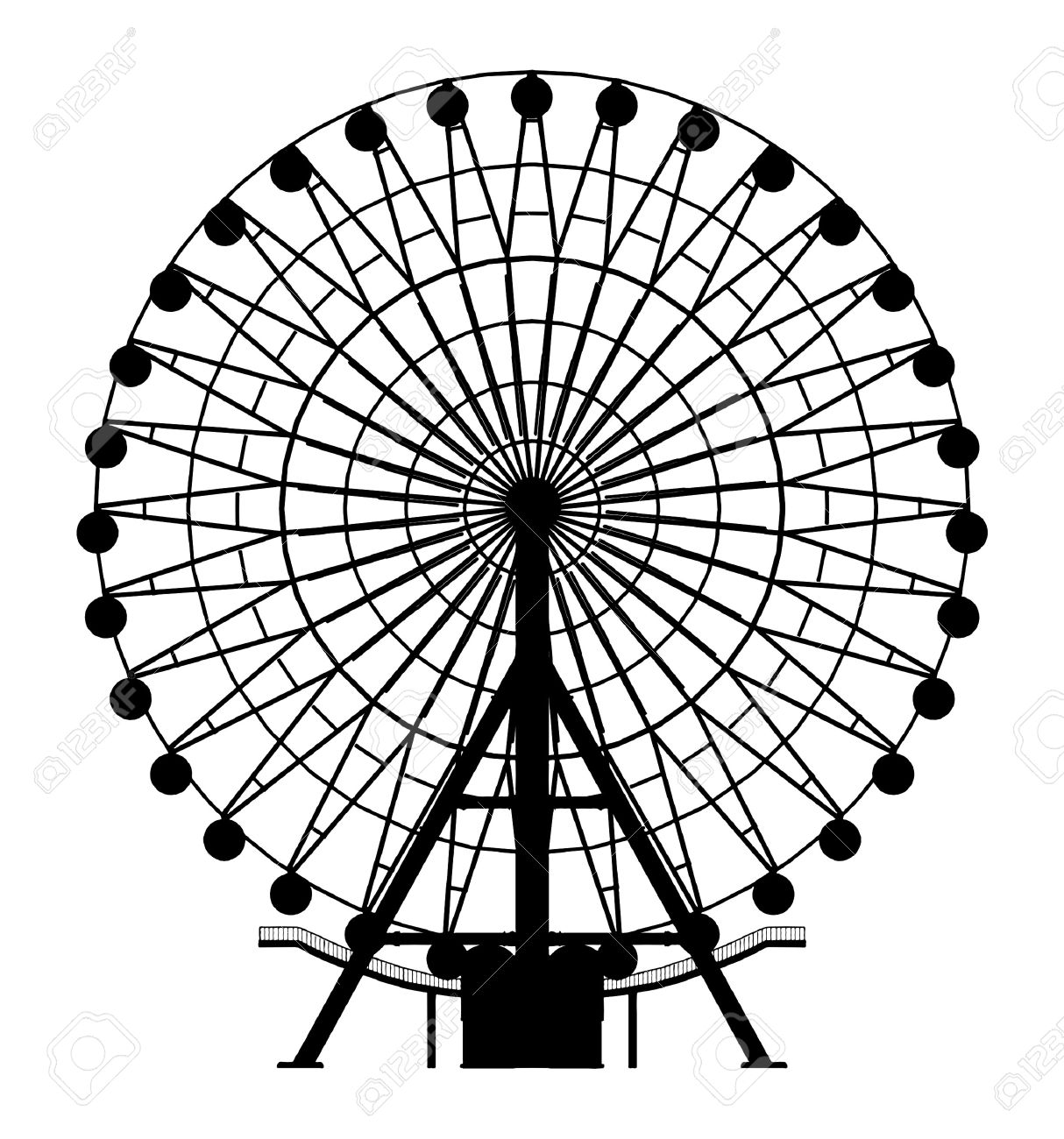 carousel clipart ferris wheel