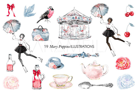 London fashion like this. Carousel clipart mary poppins carousel