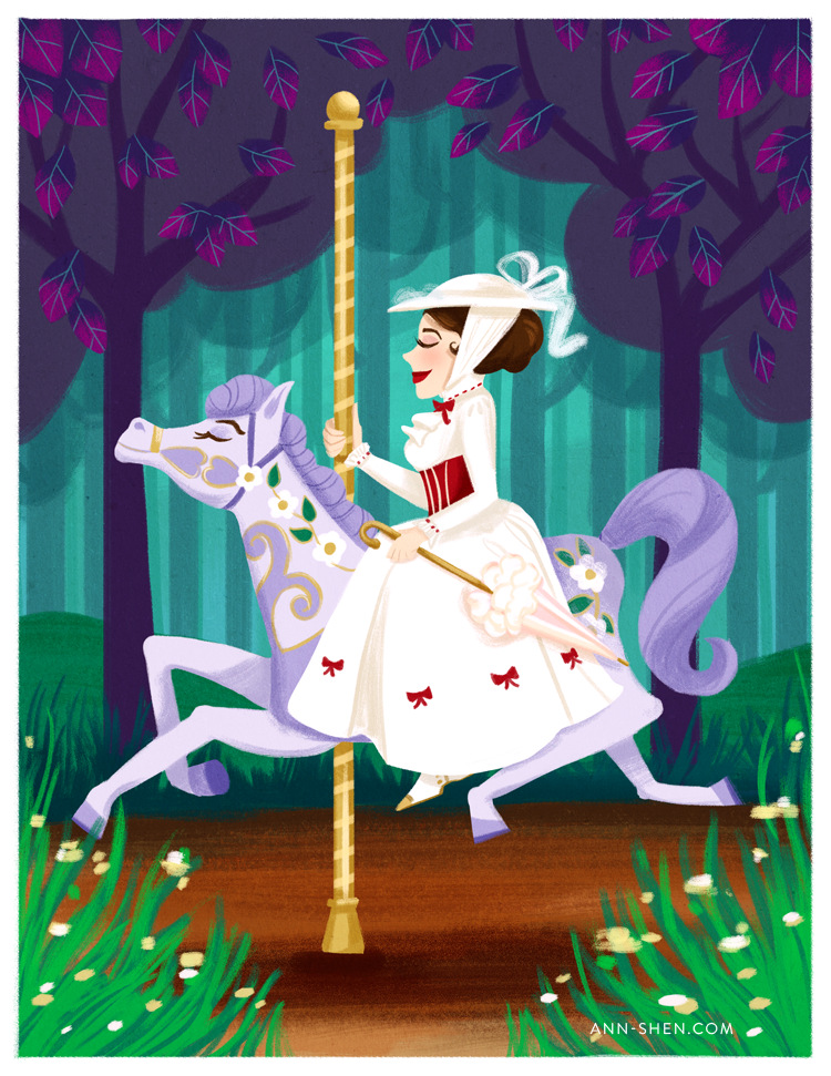 Have a jolly holiday. Carousel clipart mary poppins carousel