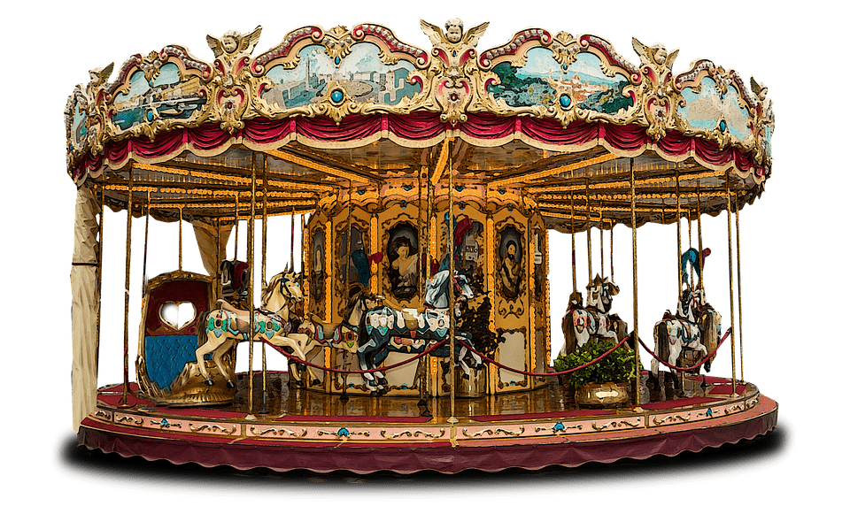 circus clipart carousel